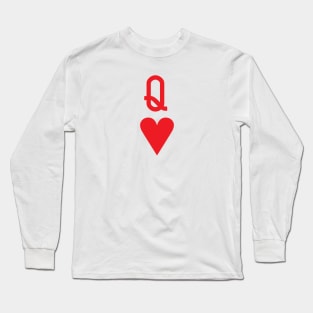 Queen of Hearts Long Sleeve T-Shirt